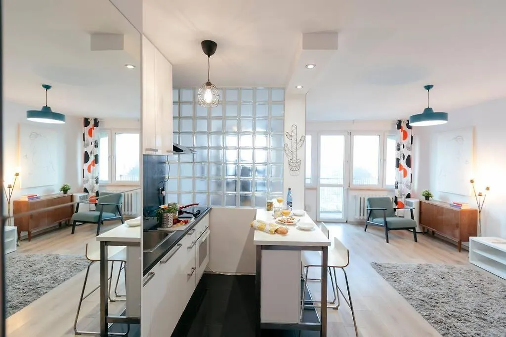 Apartament Wawaview! Studio With An Amazing View! Powisle. Warszawa Polska
