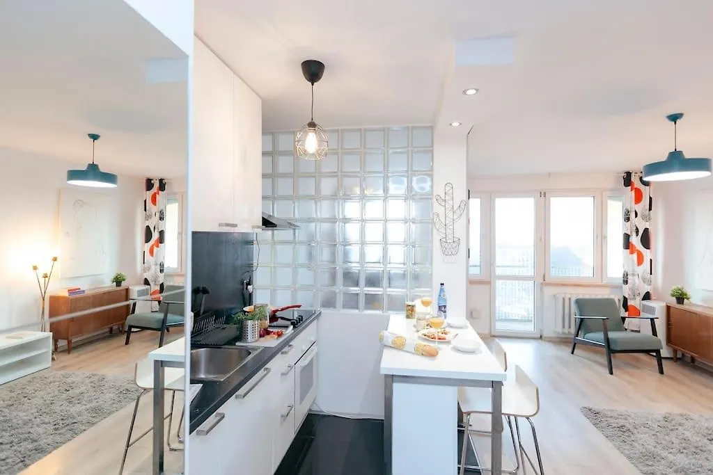Apartament Wawaview! Studio With An Amazing View! Powisle. Warszawa